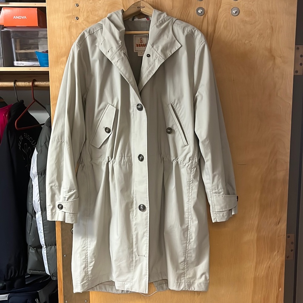 Baracuta Rain Trench Coat sz 14